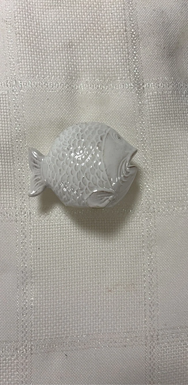 Ceramic Blue & White Fish Salt and Pepper Shakers